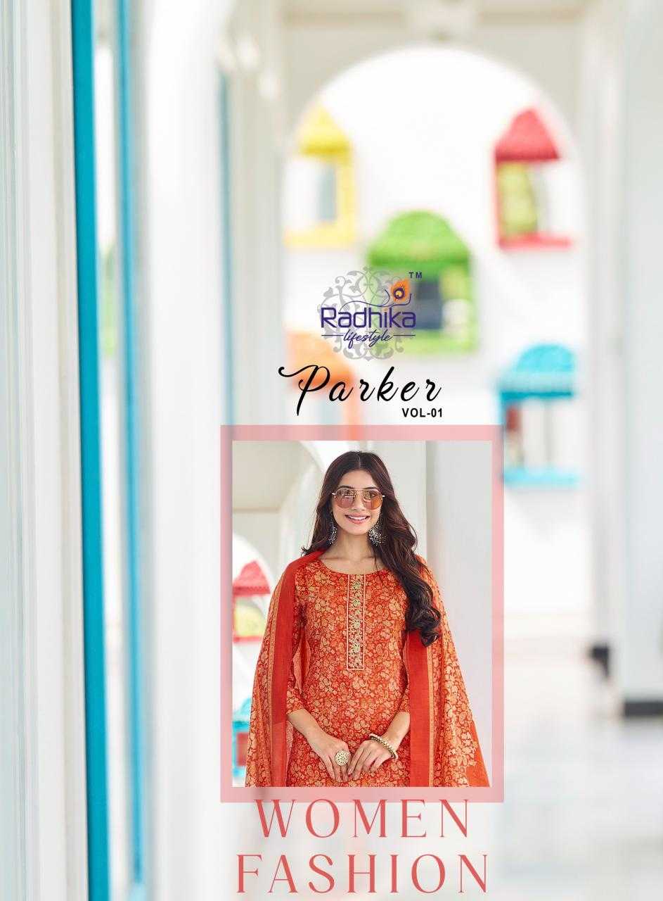 Ynf Satin RIN190 RADHIKA-PARKER VOL 1 Setwise Collections Wholesale Dresses & Suits Catalogs Manufacturer