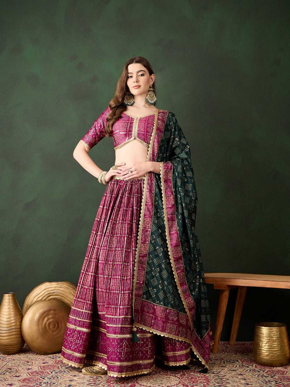 Ynf Satin RIN197 3113 Lehengas Wholesale Designer Lehenga Fancy Lehenga Bridal Lehenga Manufacturer