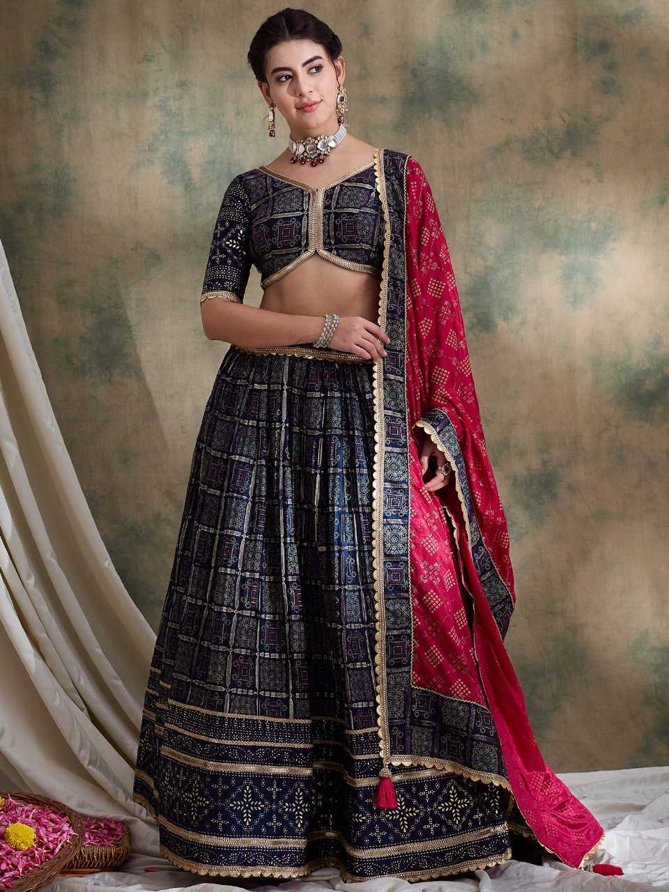 Ynf Satin RIN197 3113 Lehengas Wholesale Designer Lehenga Fancy Lehenga Bridal Lehenga Manufacturer