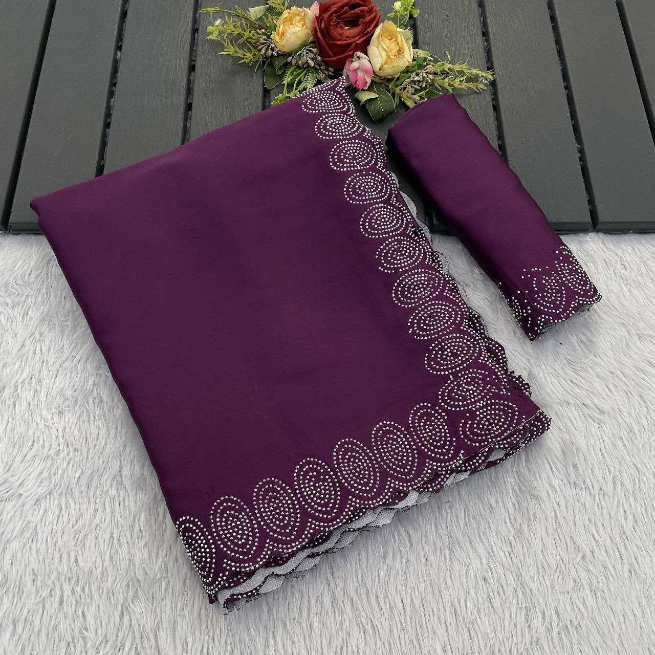 Ynf Satin RIN216 shrusti Sarees Wholesale Party Wear Sarees Fancy Sarees Lace Border Sarees Manufacturer