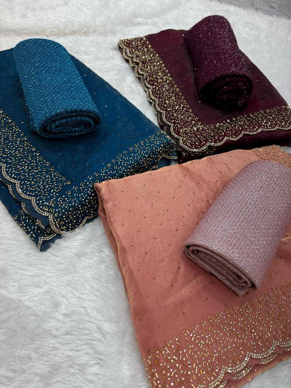 Ynf Satin RIN222 VD-HIRVA Sarees Wholesale Designer Sarees Zari Sarees Satin Sarees Manufacturer
