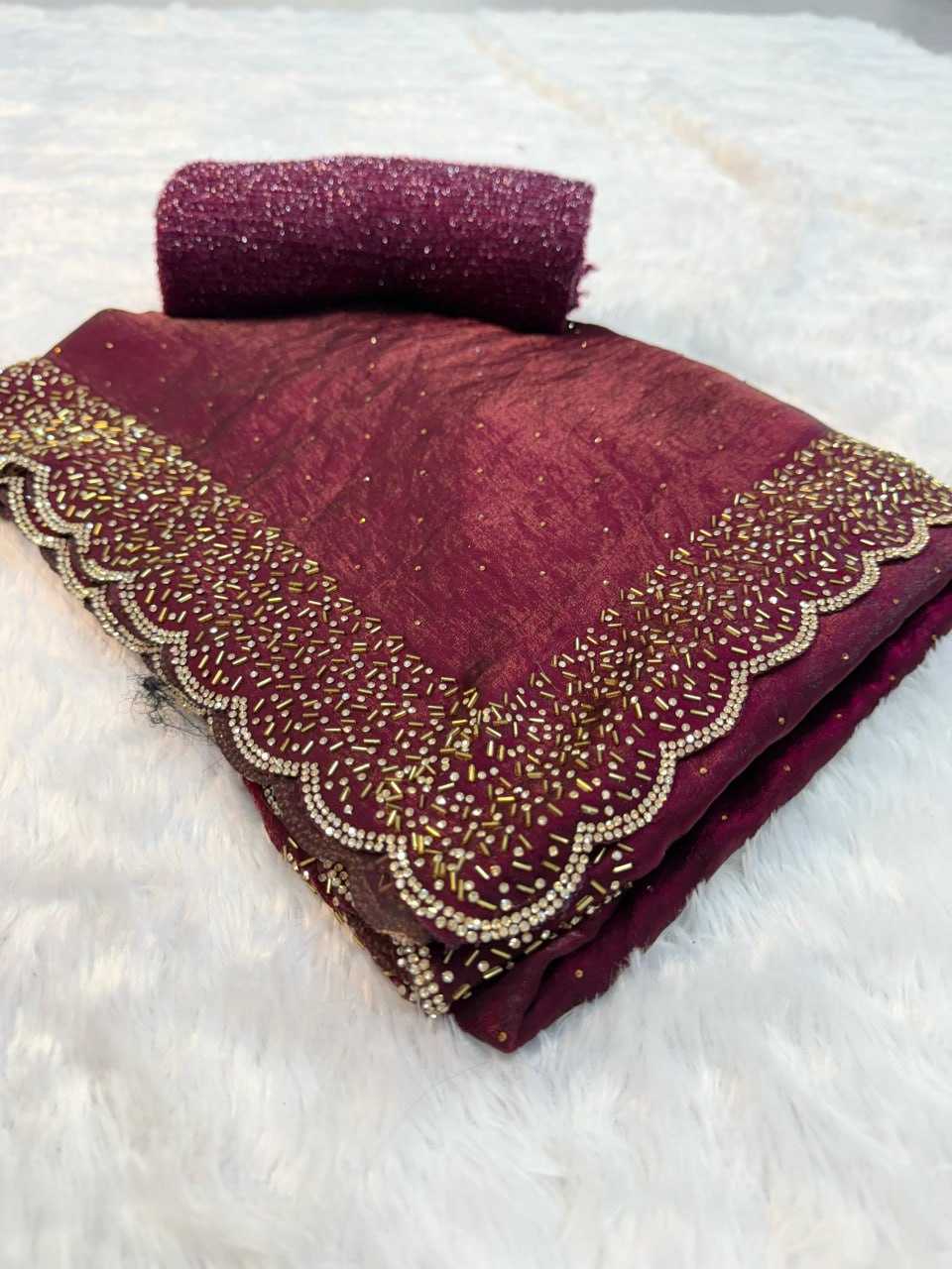 Ynf Satin RIN222 VD-HIRVA Sarees Wholesale Designer Sarees Zari Sarees Satin Sarees Manufacturer