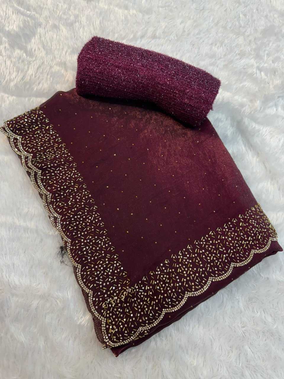 Ynf Satin RIN222 VD-HIRVA Sarees Wholesale Designer Sarees Zari Sarees Satin Sarees Manufacturer