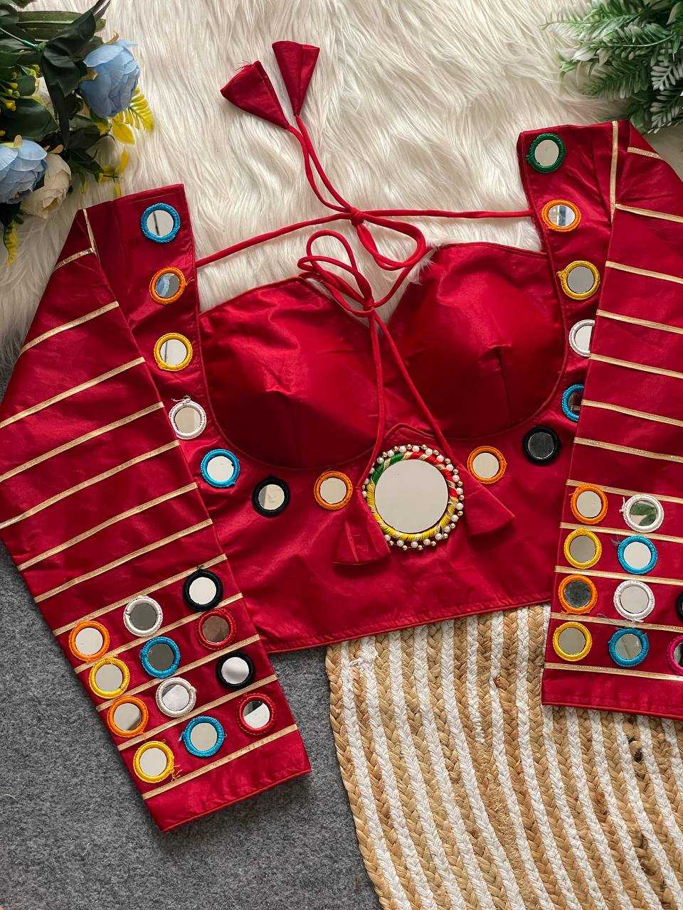 Ynf Satin Silk KESH116 Navratri-01 Readymade Blouses Wedding Collections Festive Collections Wholesale Blouse Party Wear Blouse Silk Blouse Manufacturer