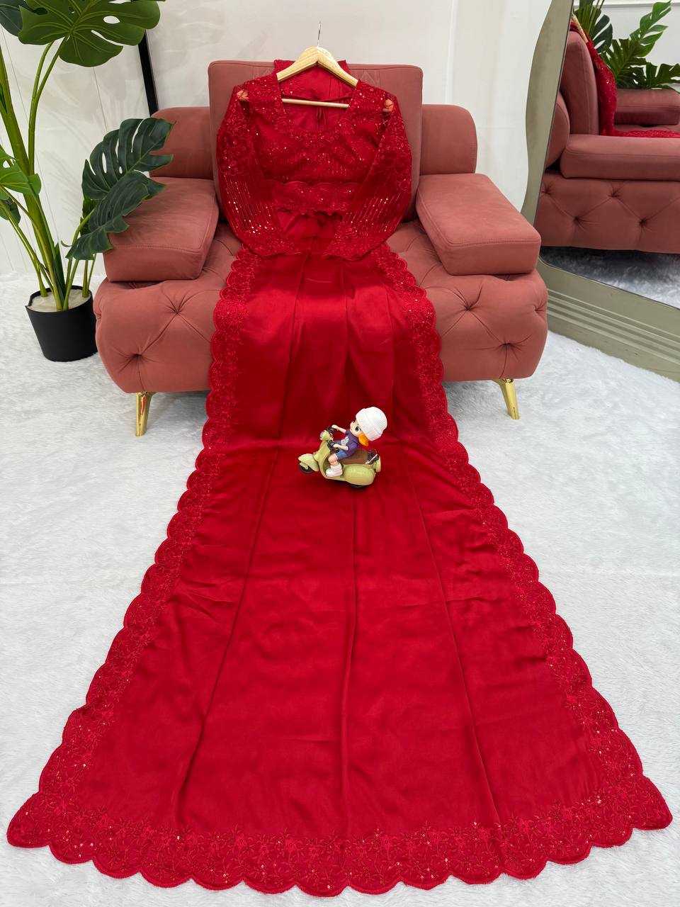Ynf Satin Silk RIN133 435 Sarees Wholesale Designer Sarees Fancy Sarees Satin Sarees Manufacturer
