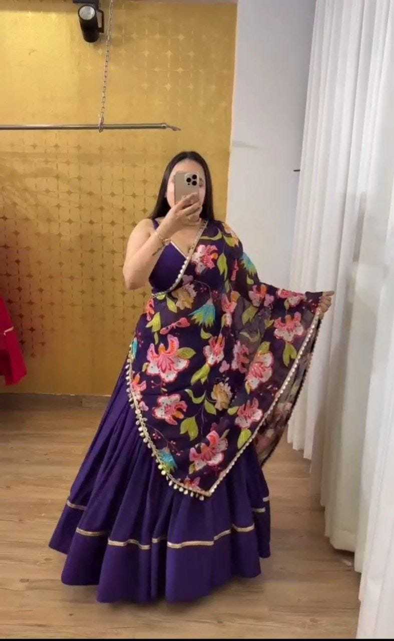 Ynf Satin Silk RIN157 NAVRATRI NIGHTS-15 Lehengas Festive Collections Plus Size Collections Wholesale Designer Lehenga Silk Lehenga Navratri Chaniya Choli Manufacturer