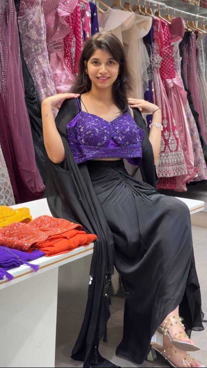 Ynf Satin Silk RIN162 5842 Suits & Dresses Wholesale Indo Western Dresses Party Wear Dresses Wedding guest dresses Manufacturer