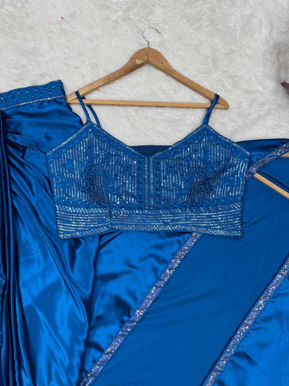 Ynf Satin Silk RIN162 5842 Suits & Dresses Wholesale Indo Western Dresses Party Wear Dresses Wedding guest dresses Manufacturer