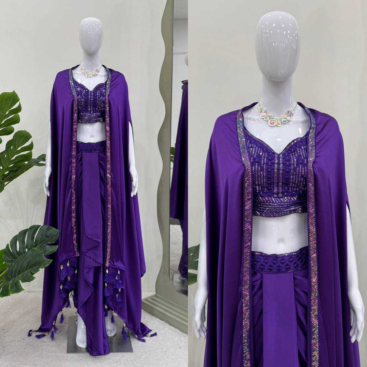 Ynf Satin Silk RIN162 5842 Suits & Dresses Wholesale Indo Western Dresses Party Wear Dresses Wedding guest dresses Manufacturer