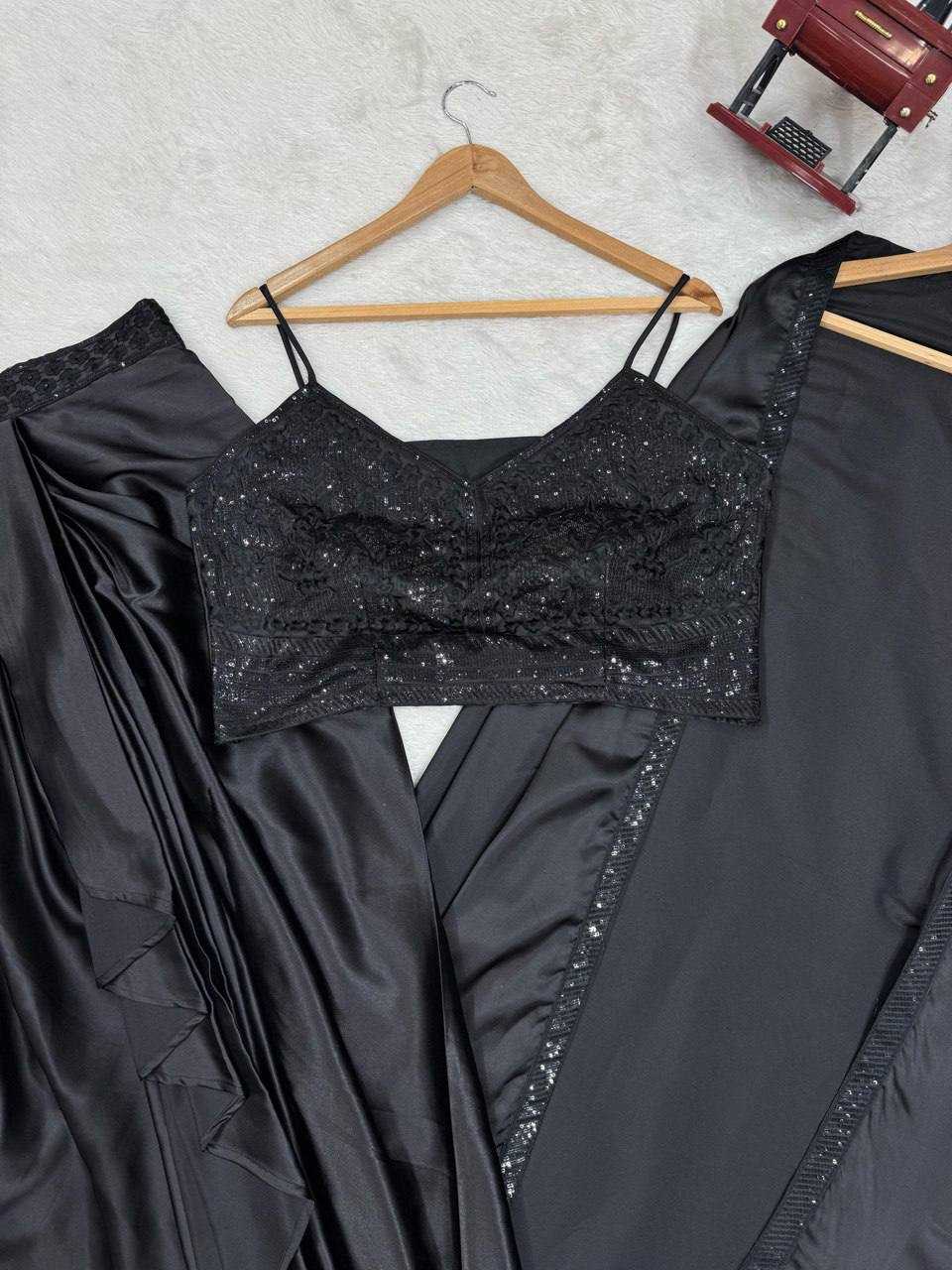 Ynf Satin Silk RIN162 5842 Suits & Dresses Wholesale Indo Western Dresses Party Wear Dresses Wedding guest dresses Manufacturer