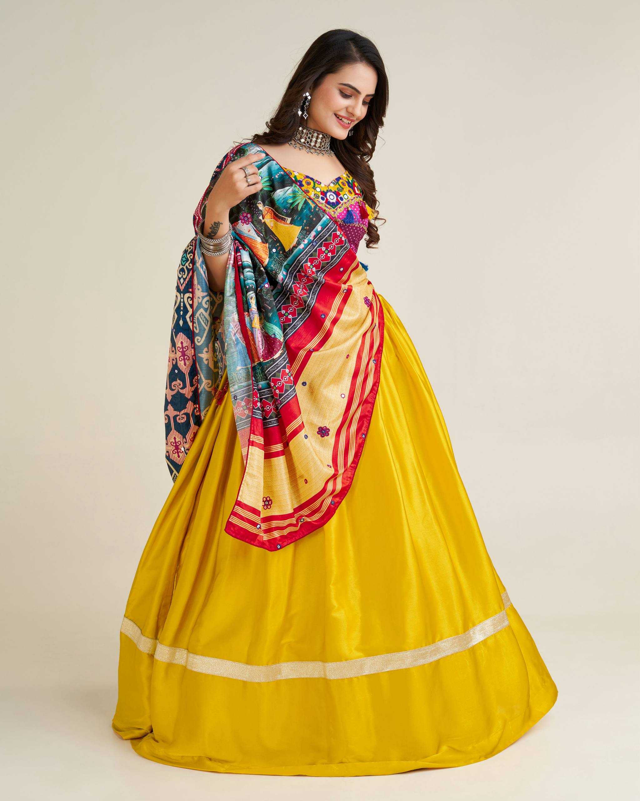 Ynf Satin Silk RIN213 L269 Festive Collections Wholesale Navratri Chaniya Choli Manufacturer