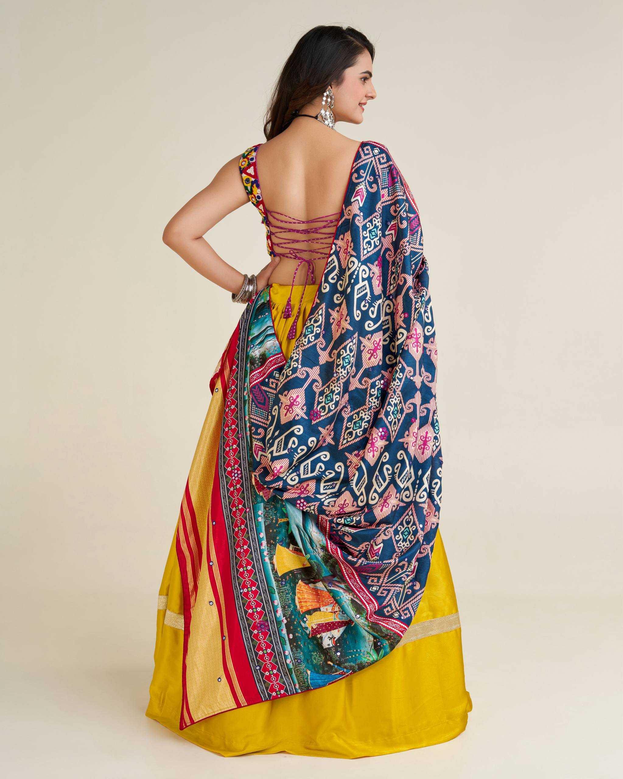 Ynf Satin Silk RIN213 L269 Festive Collections Wholesale Navratri Chaniya Choli Manufacturer