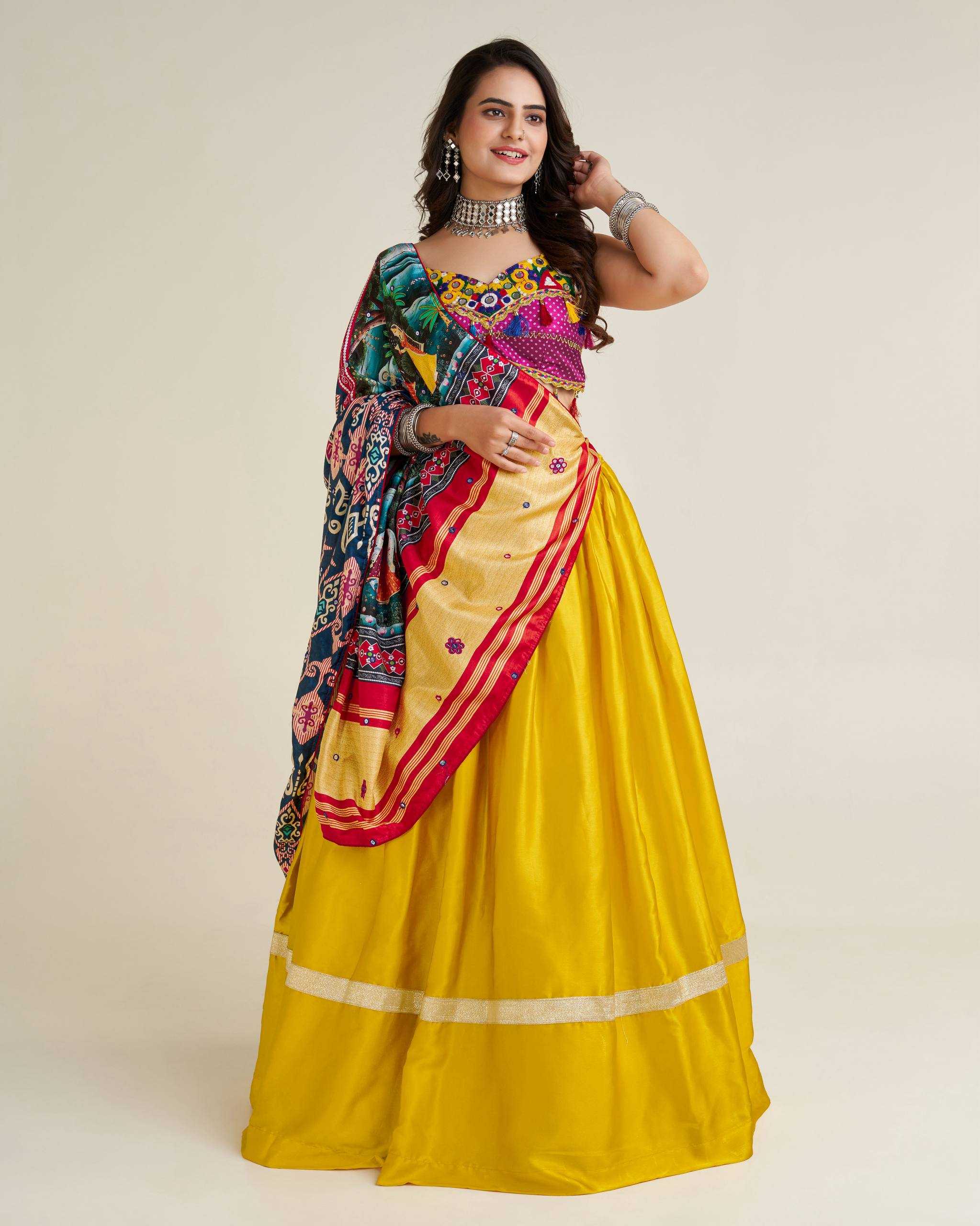 Ynf Satin Silk RIN213 L269 Festive Collections Wholesale Navratri Chaniya Choli Manufacturer
