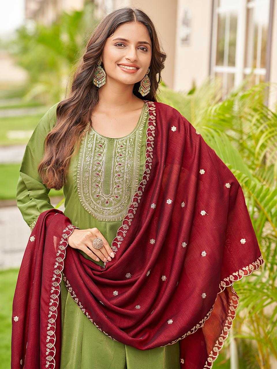 Ynf Shimmer silk RIN190 AANCHI-PLUS SOCH Setwise Collections Wholesale Dresses & Suits Catalogs Manufacturer