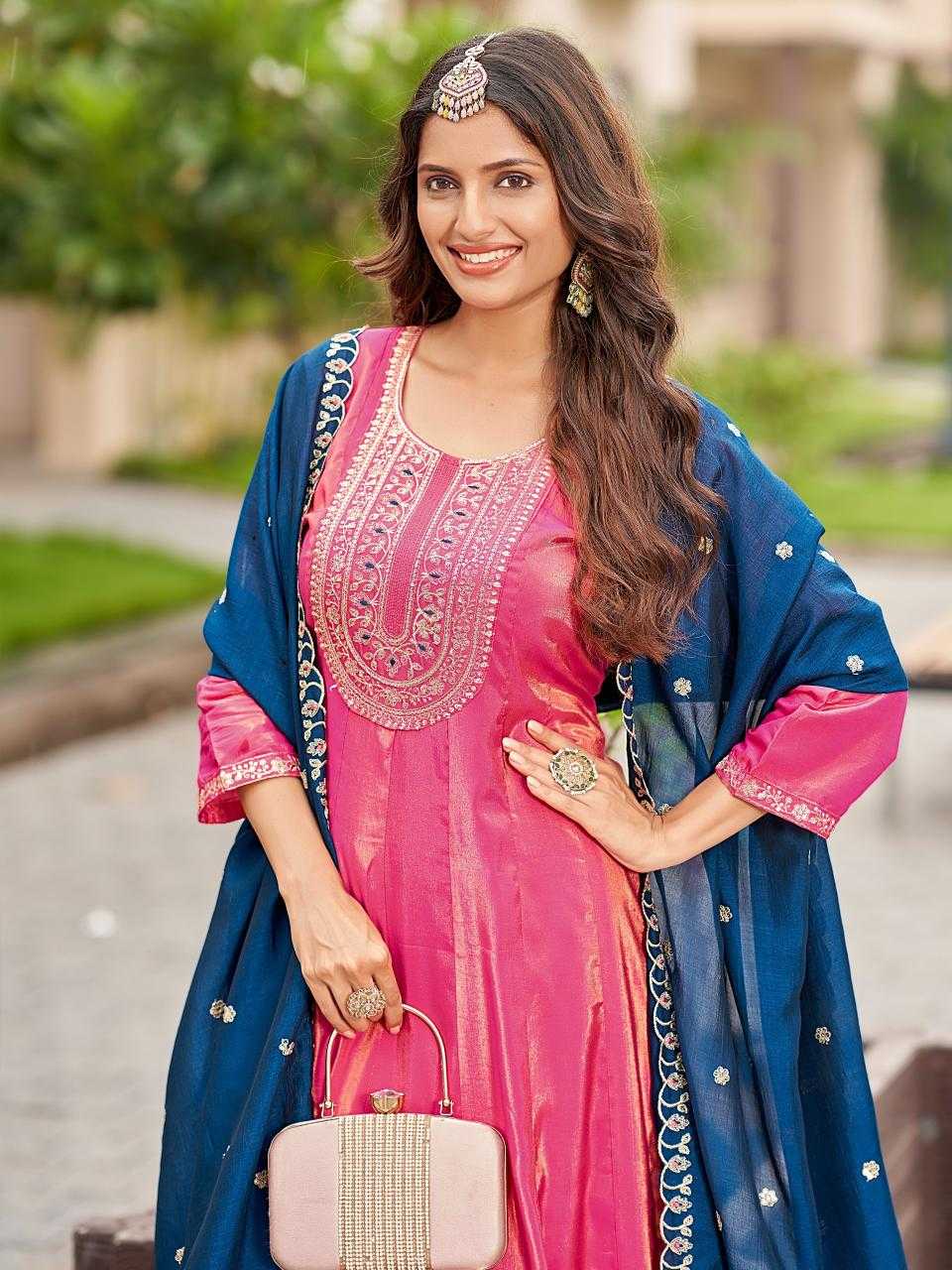 Ynf Shimmer silk RIN190 AANCHI-PLUS SOCH Setwise Collections Wholesale Dresses & Suits Catalogs Manufacturer