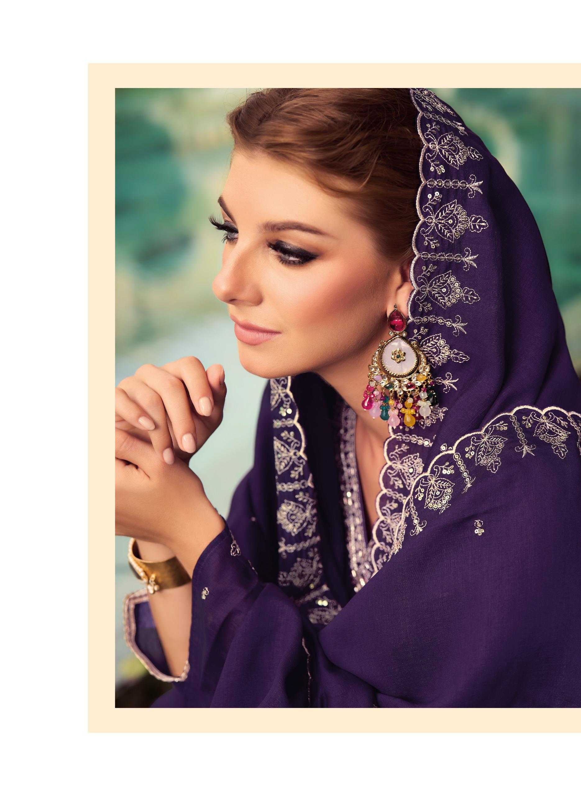 Ynf Shimmer silk RIN190 LADY LEELA-NOOR-2 Setwise Collections Wholesale Dresses & Suits Catalogs Manufacturer