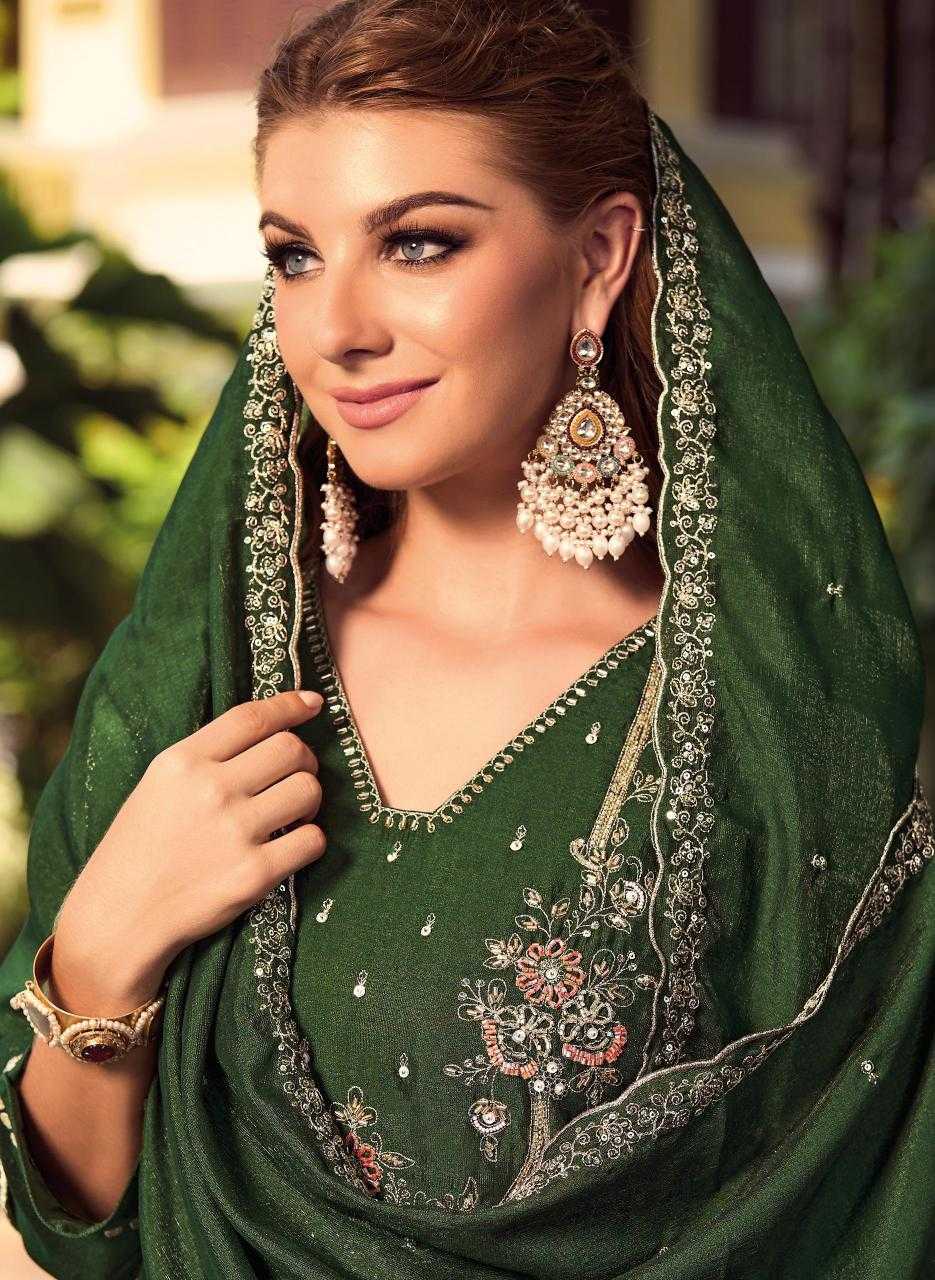 Ynf Shimmer silk RIN190 LADY LEELA-NOOR-2 Setwise Collections Wholesale Dresses & Suits Catalogs Manufacturer