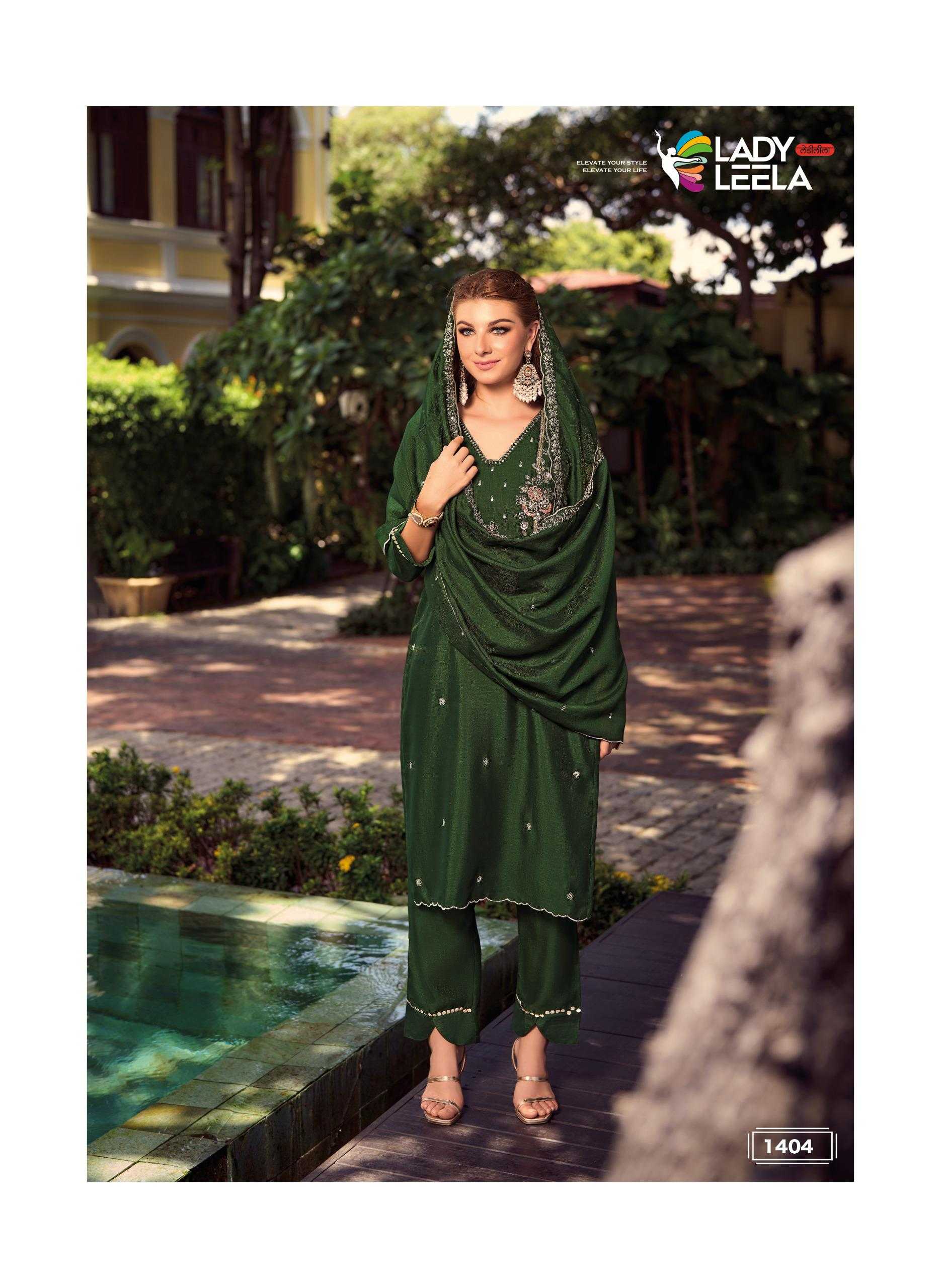 Ynf Shimmer silk RIN190 LADY LEELA-NOOR-2 Setwise Collections Wholesale Dresses & Suits Catalogs Manufacturer