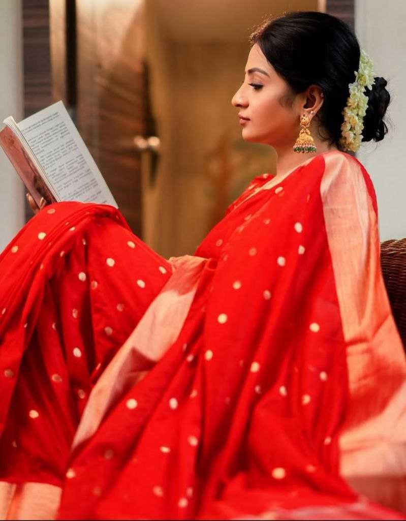 Ynf Silk Cotton KESH525 NAYANTHARA SPECIAL RED Silk Sarees Bollywood Collections Wholesale Cotton Silk Sarees Nayanthara Manufacturer
