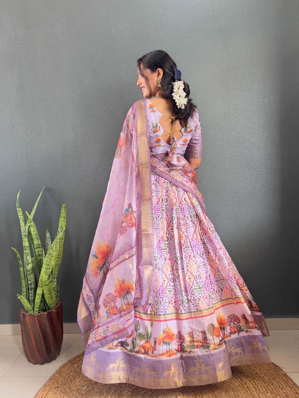 Ynf Silk Cotton KESH554 BRAMOS Lehengas Wholesale Silk Lehenga Printed Lehenga Manufacturer