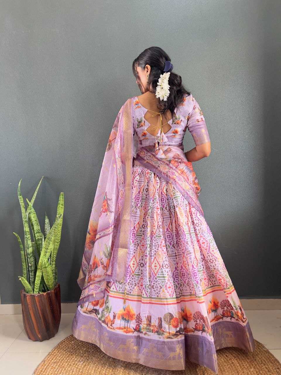 Ynf Silk Cotton KESH554 BRAMOS Lehengas Wholesale Silk Lehenga Printed Lehenga Manufacturer