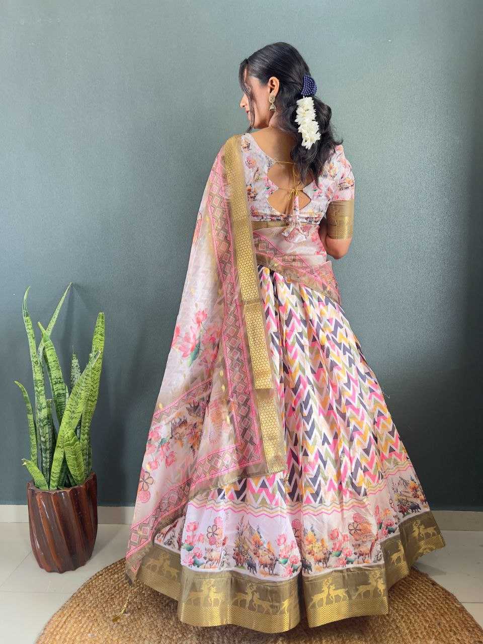 Ynf Silk Cotton KESH554 BRAMOS Lehengas Wholesale Silk Lehenga Printed Lehenga Manufacturer