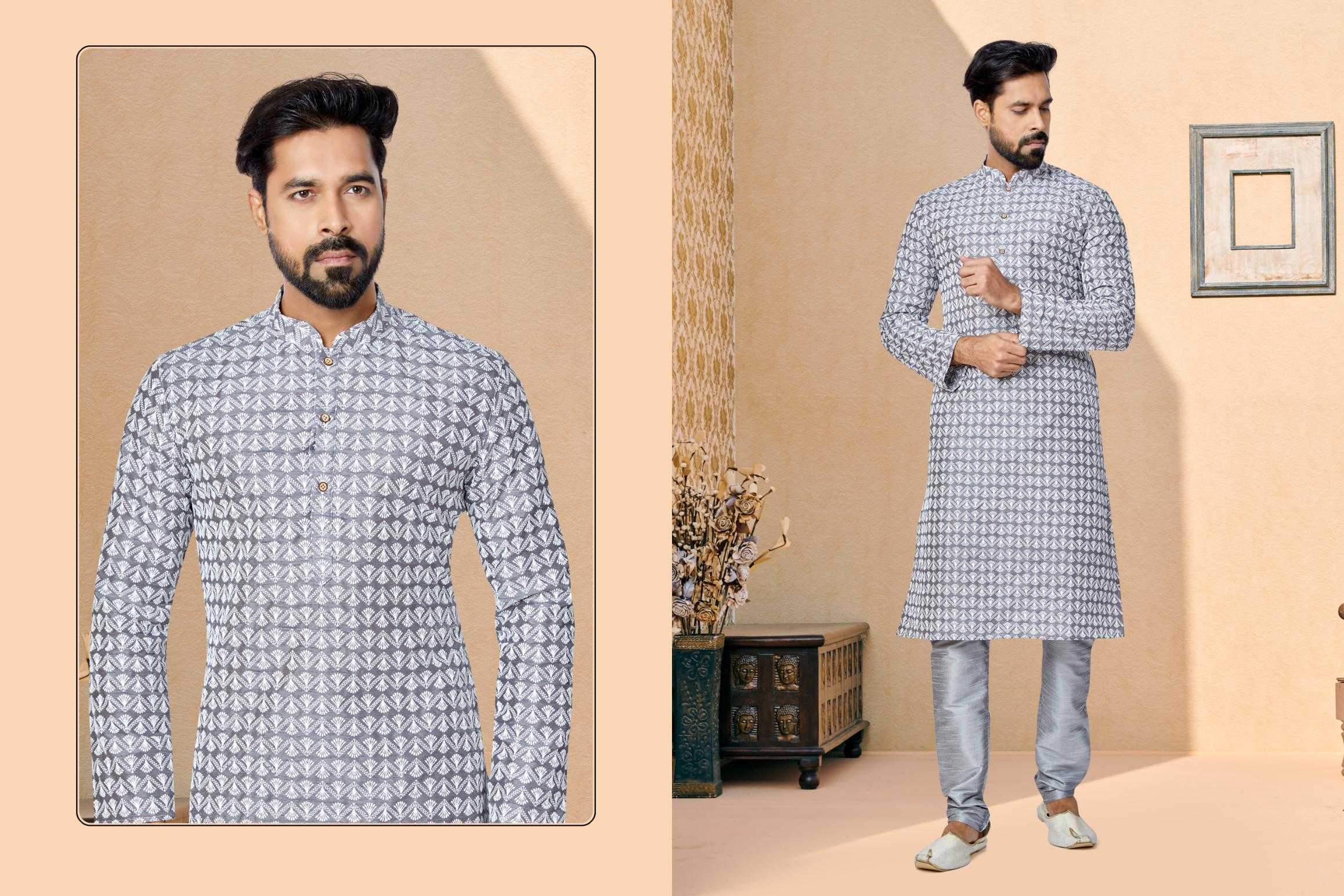 Ynf Silk Cotton RIN223 3061C Mens Wear Wholesale Mens Kurtas Mens Kurta Pyjama Men Wedding kurta Manufacturer