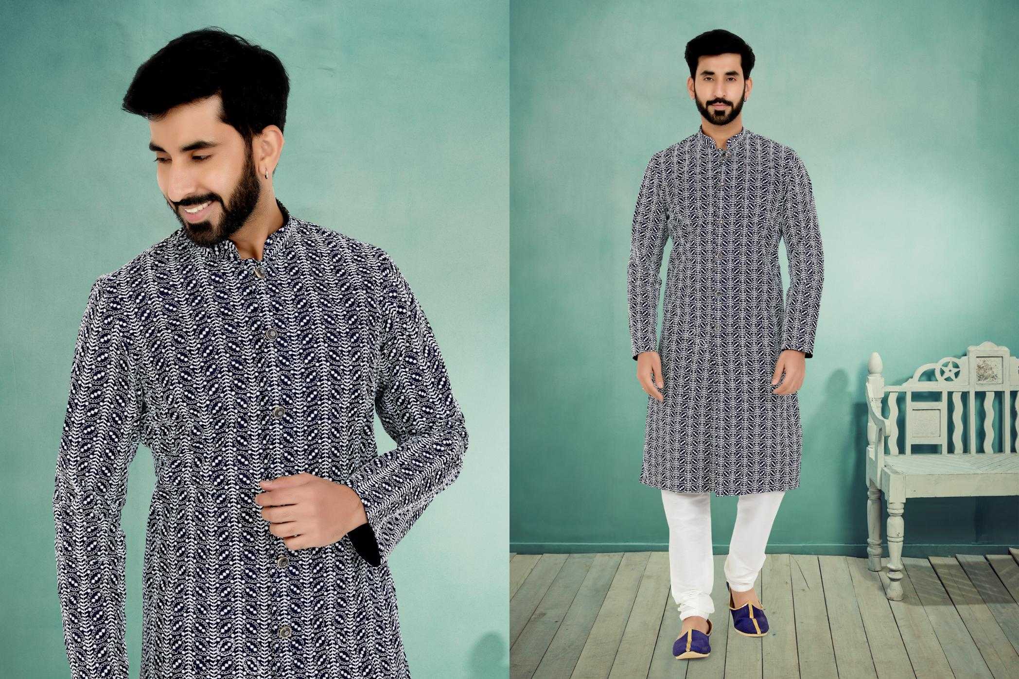 Ynf Silk Cotton RIN223 3064B Mens Wear Wholesale Mens Kurtas Mens Kurta Pyjama Men Wedding kurta Manufacturer