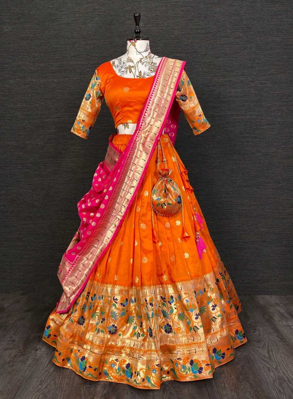 Ynf Silk KESH134 2015 Lehengas Festive Collections Wholesale Silk Lehenga Paithani Lehenga Navratri Chaniya Choli Manufacturer