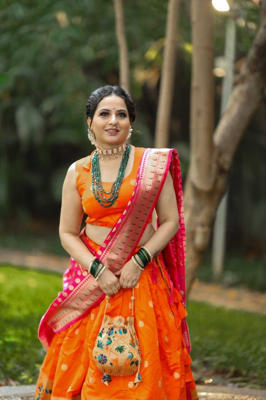 Ynf Silk KESH134 2015 Lehengas Festive Collections Wholesale Silk Lehenga Paithani Lehenga Navratri Chaniya Choli Manufacturer