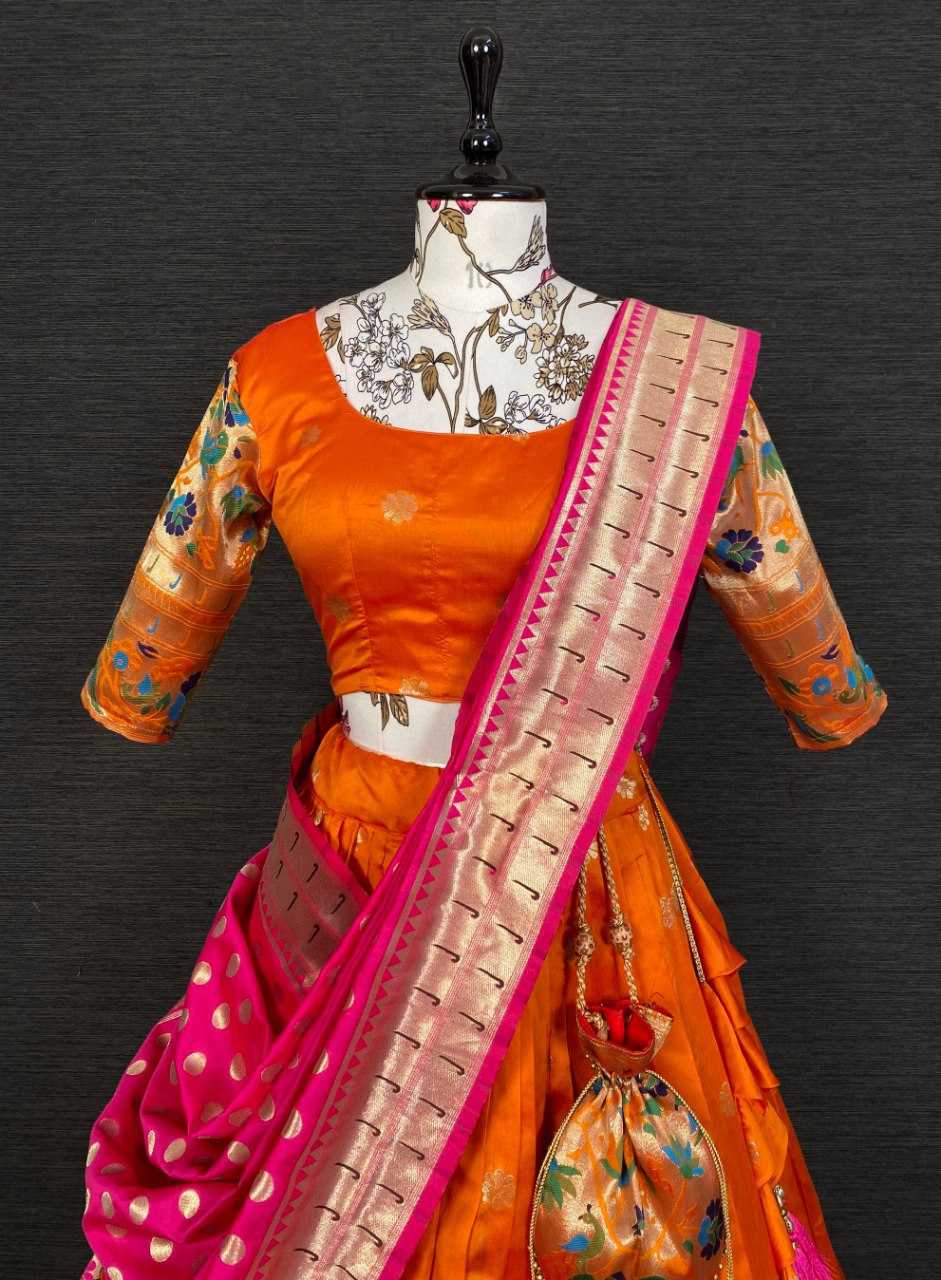 Ynf Silk KESH134 2015 Lehengas Festive Collections Wholesale Silk Lehenga Paithani Lehenga Navratri Chaniya Choli Manufacturer
