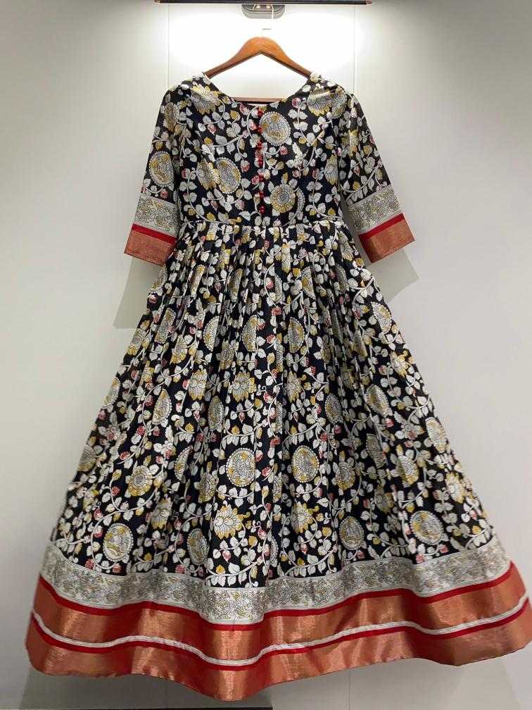 Ynf Silk KESH249 55 Gowns Plus Size Collections Wholesale Printed Gowns Designer Gowns Silk Gowns Manufacturer