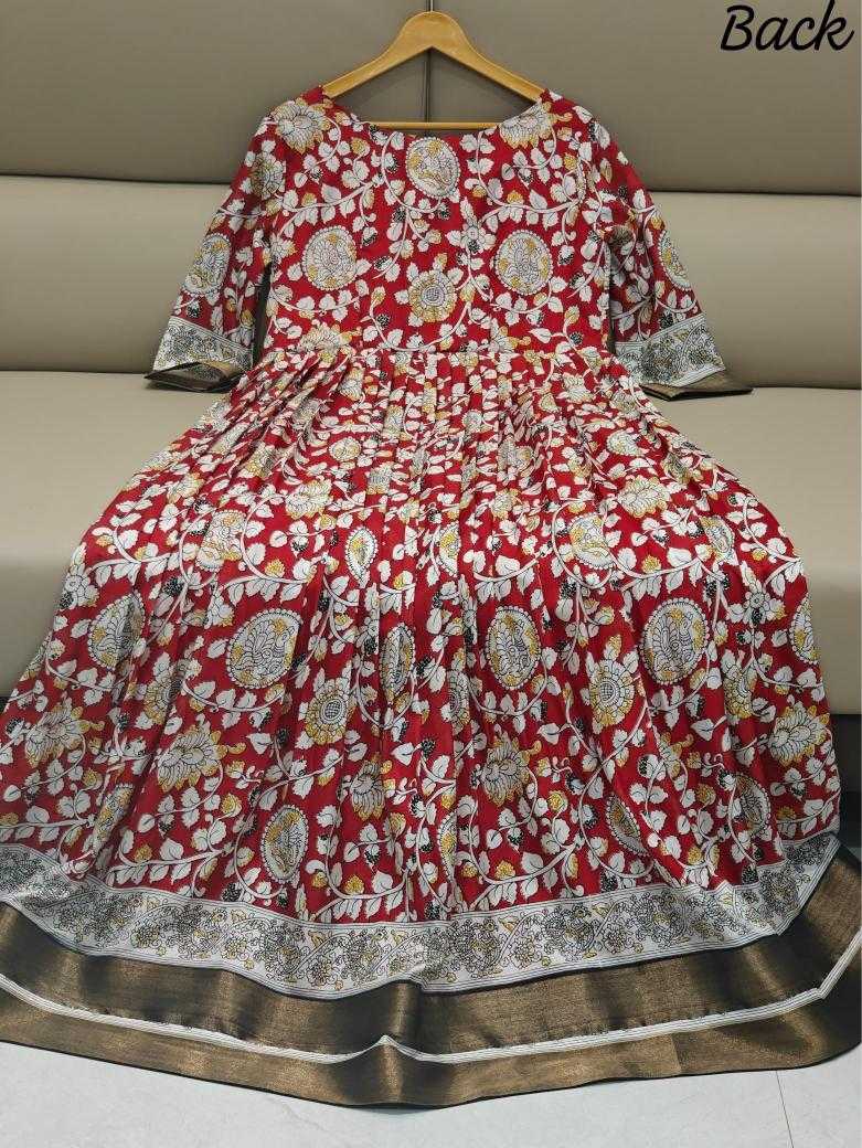 Ynf Silk KESH249 55 Gowns Plus Size Collections Wholesale Printed Gowns Designer Gowns Silk Gowns Manufacturer