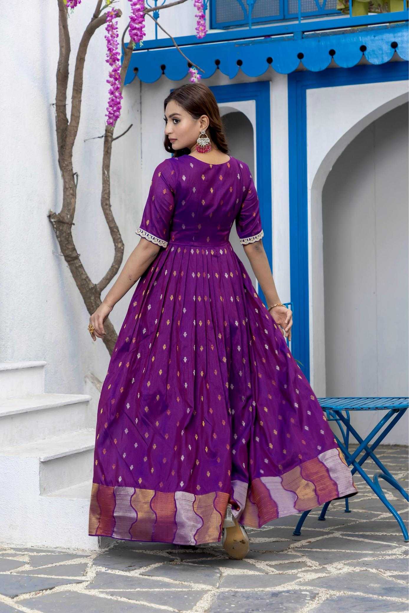 Ynf Silk KESH249 stunning Gowns Plus Size Collections Wholesale Embroidery Gowns Designer Gowns Silk Gowns Manufacturer