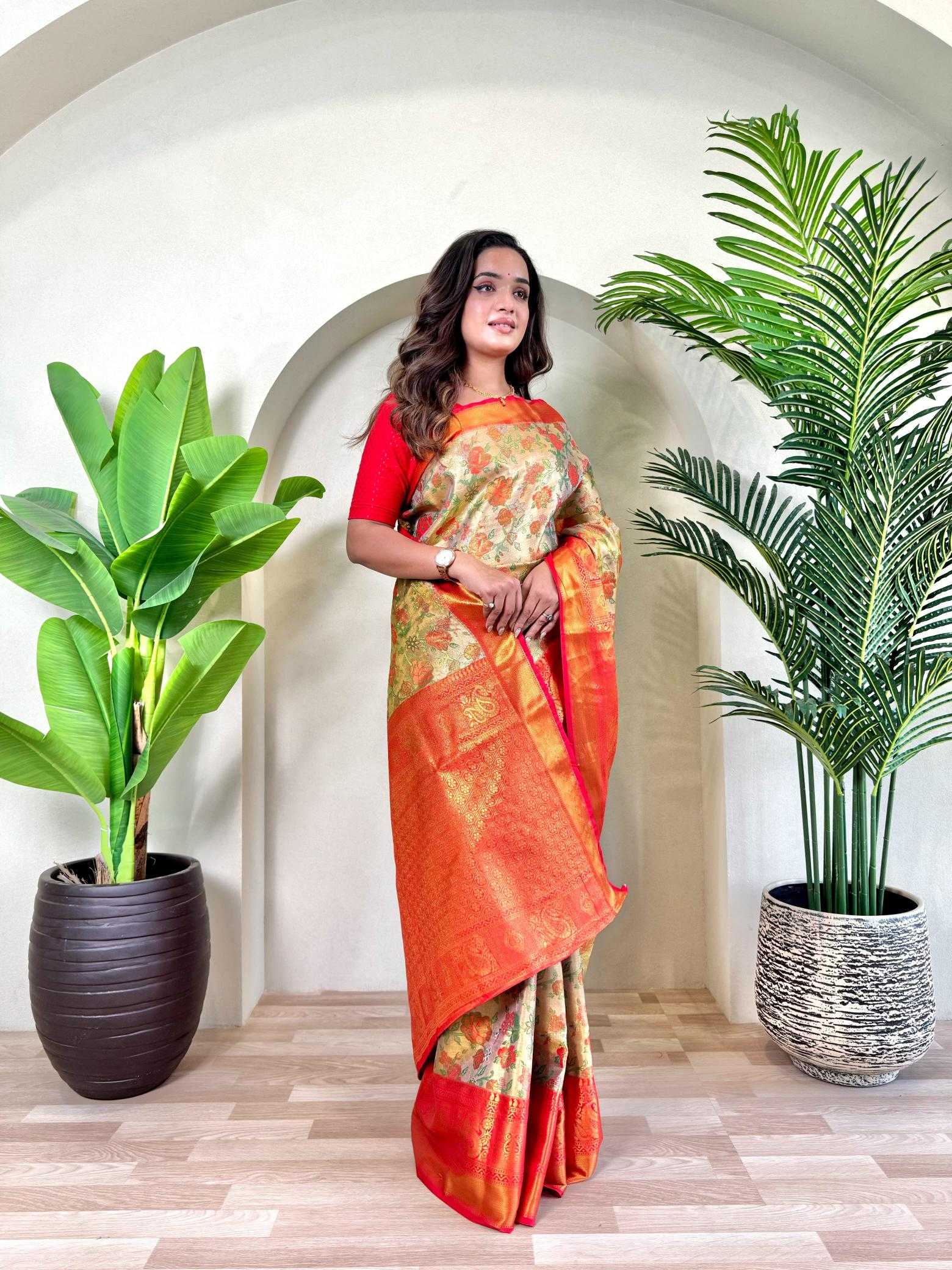 Ynf Silk KESH249 Sujata Silk Sarees Wholesale Zari Border Silk Sarees Silk Sarees For Weddings Kanchipuram Silk Sarees Manufacturer