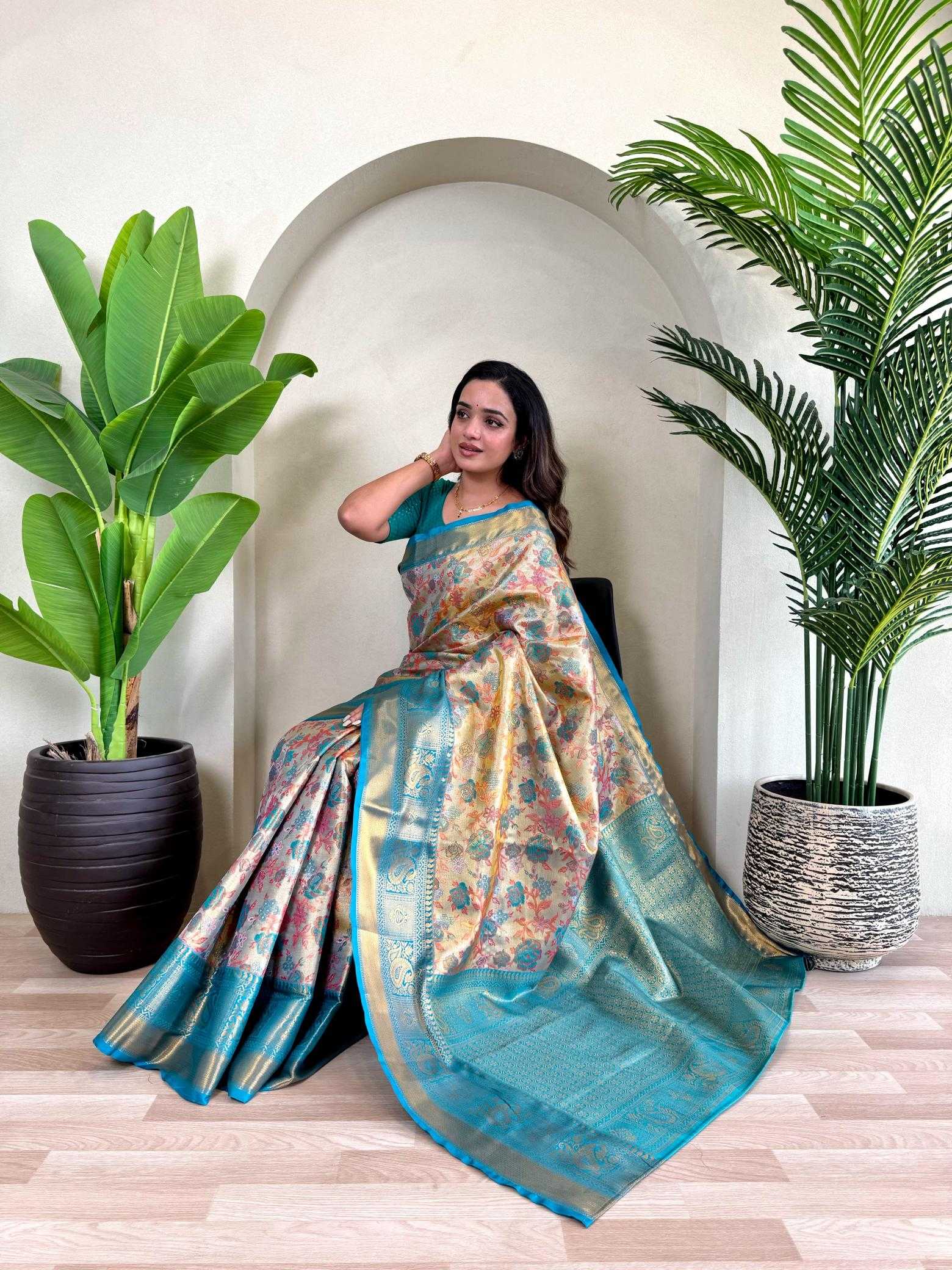 Ynf Silk KESH249 Sujata Silk Sarees Wholesale Zari Border Silk Sarees Silk Sarees For Weddings Kanchipuram Silk Sarees Manufacturer