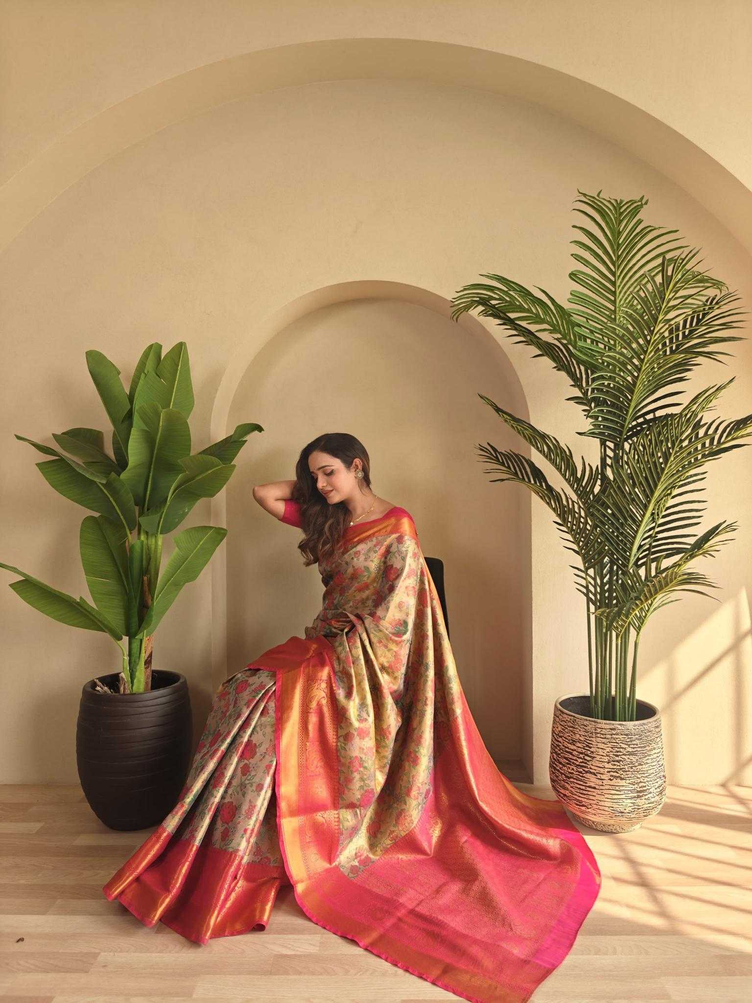 Ynf Silk KESH249 Sujata Silk Sarees Wholesale Zari Border Silk Sarees Silk Sarees For Weddings Kanchipuram Silk Sarees Manufacturer
