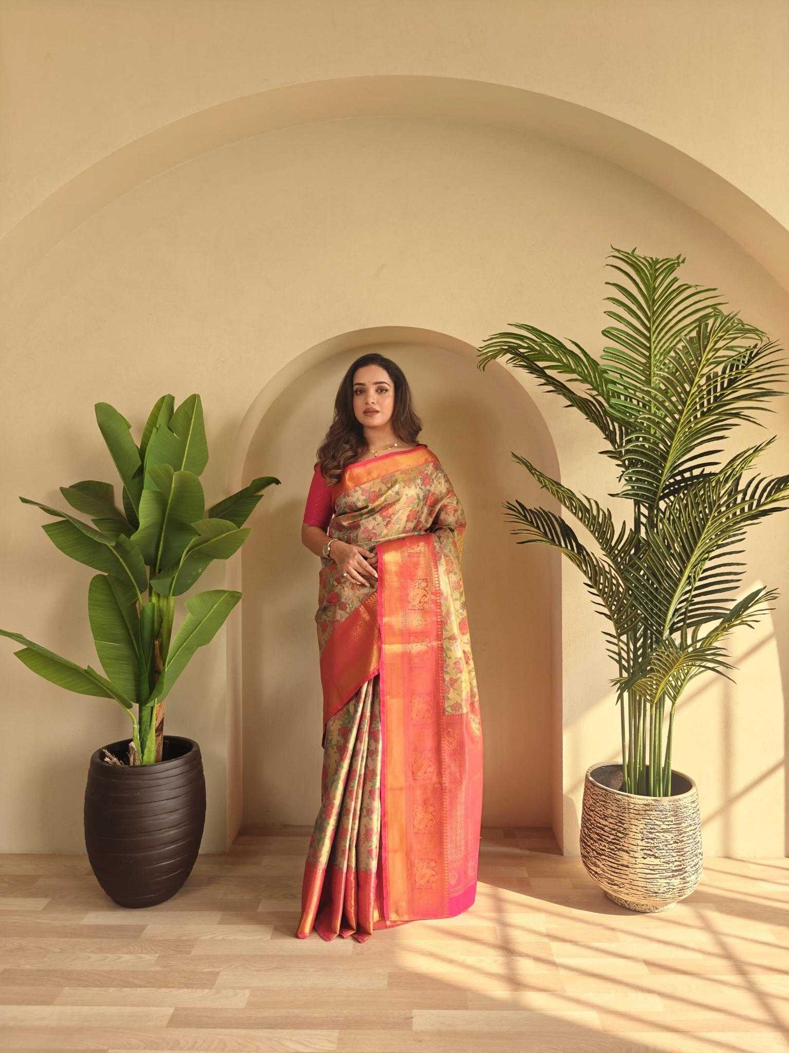 Ynf Silk KESH249 Sujata Silk Sarees Wholesale Zari Border Silk Sarees Silk Sarees For Weddings Kanchipuram Silk Sarees Manufacturer