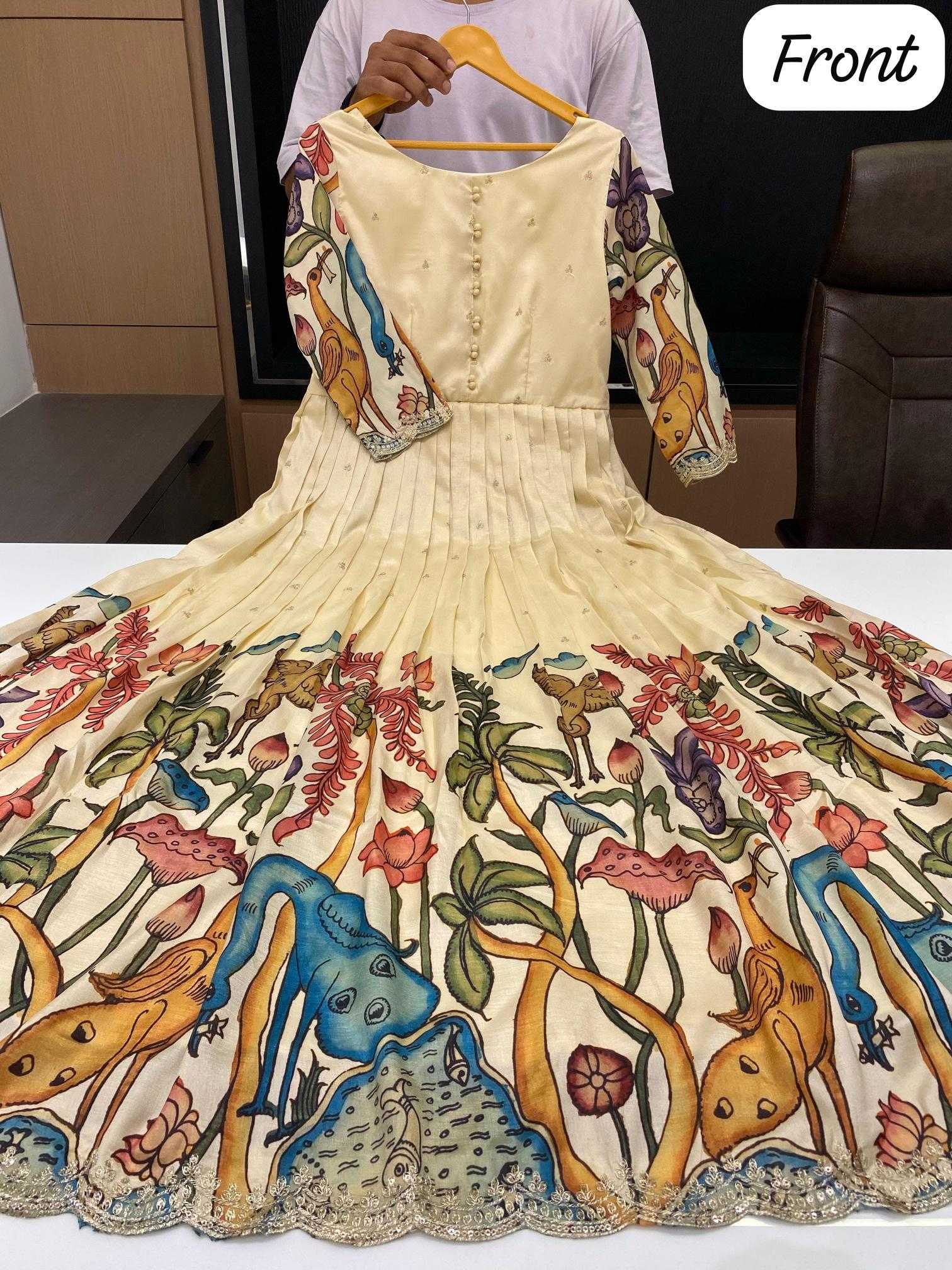 Ynf Silk KESH249 W2000-02 Gowns Plus Size Collections Wholesale Embroidery Gowns Designer Gowns Silk Gowns Manufacturer