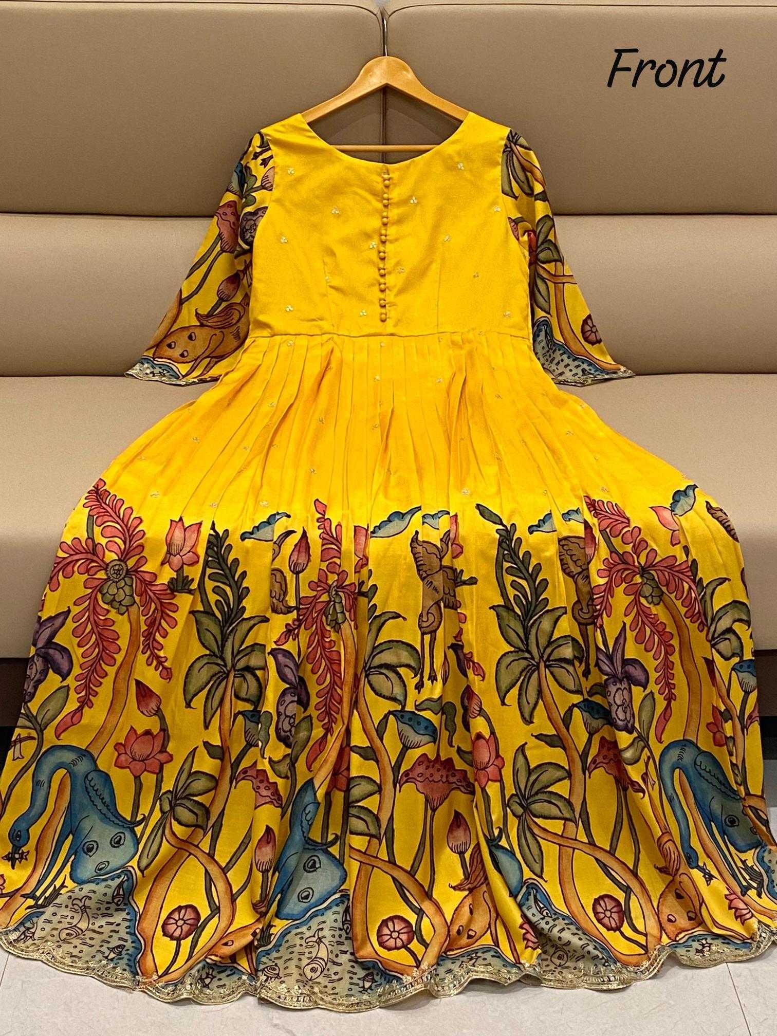 Ynf Silk KESH249 W2000-02 Gowns Plus Size Collections Wholesale Embroidery Gowns Designer Gowns Silk Gowns Manufacturer