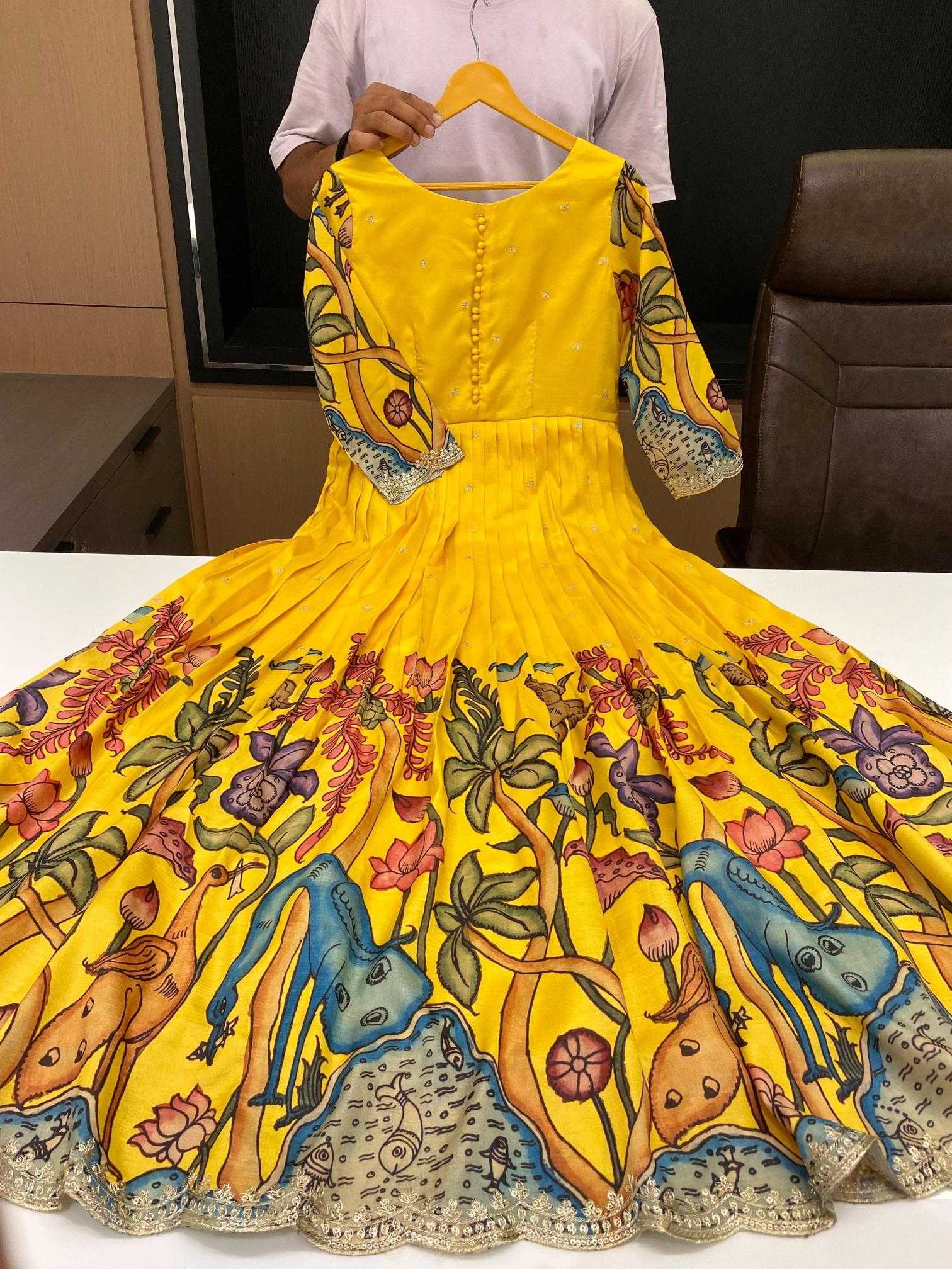 Ynf Silk KESH249 W2000-02 Gowns Plus Size Collections Wholesale Embroidery Gowns Designer Gowns Silk Gowns Manufacturer