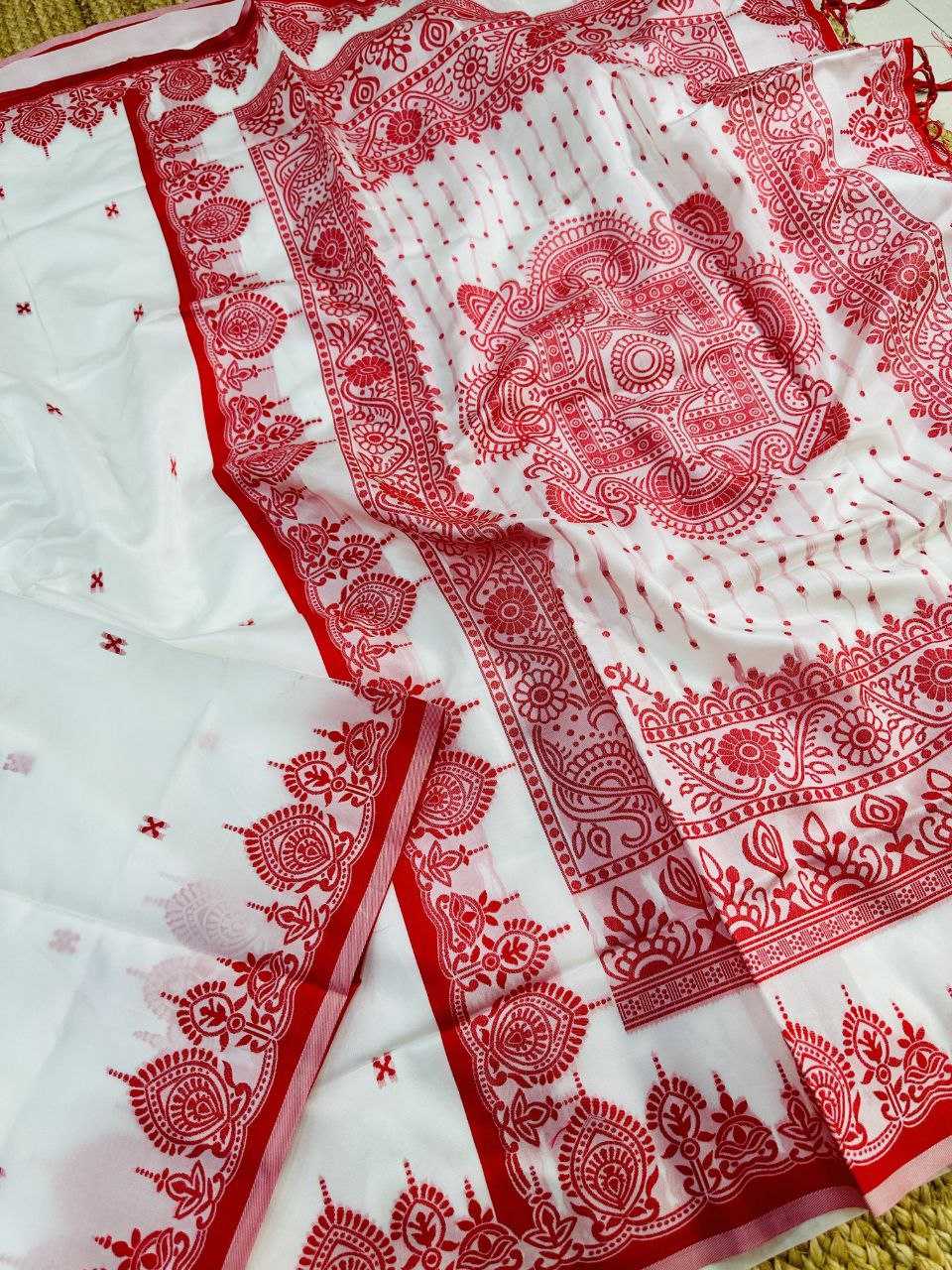Ynf Silk KESH488 BANSI Sarees Festive Collections Wholesale Traditional Sarees Silk Sarees Durga Pooja Sarees Manufacturer