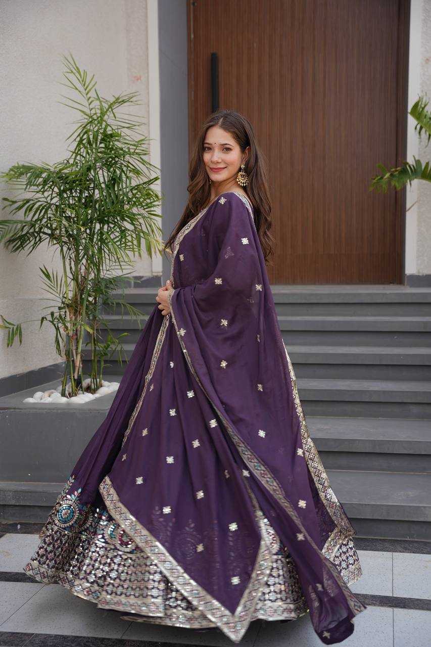Ynf Silk KESH490 660 Gowns Wholesale Fancy Gowns Embroidery Gowns Silk Gowns Manufacturer