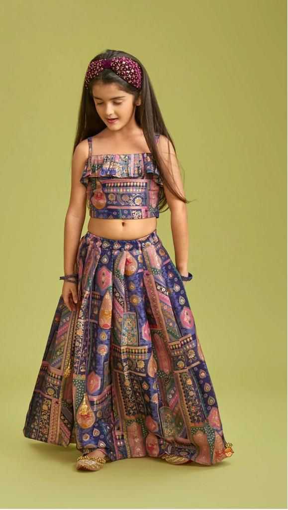 Ynf Silk KESH493 7914 Kids Wear Wholesale Kids Lehenga Kids Lehenga Choli Baby Girl Lehenga Manufacturer
