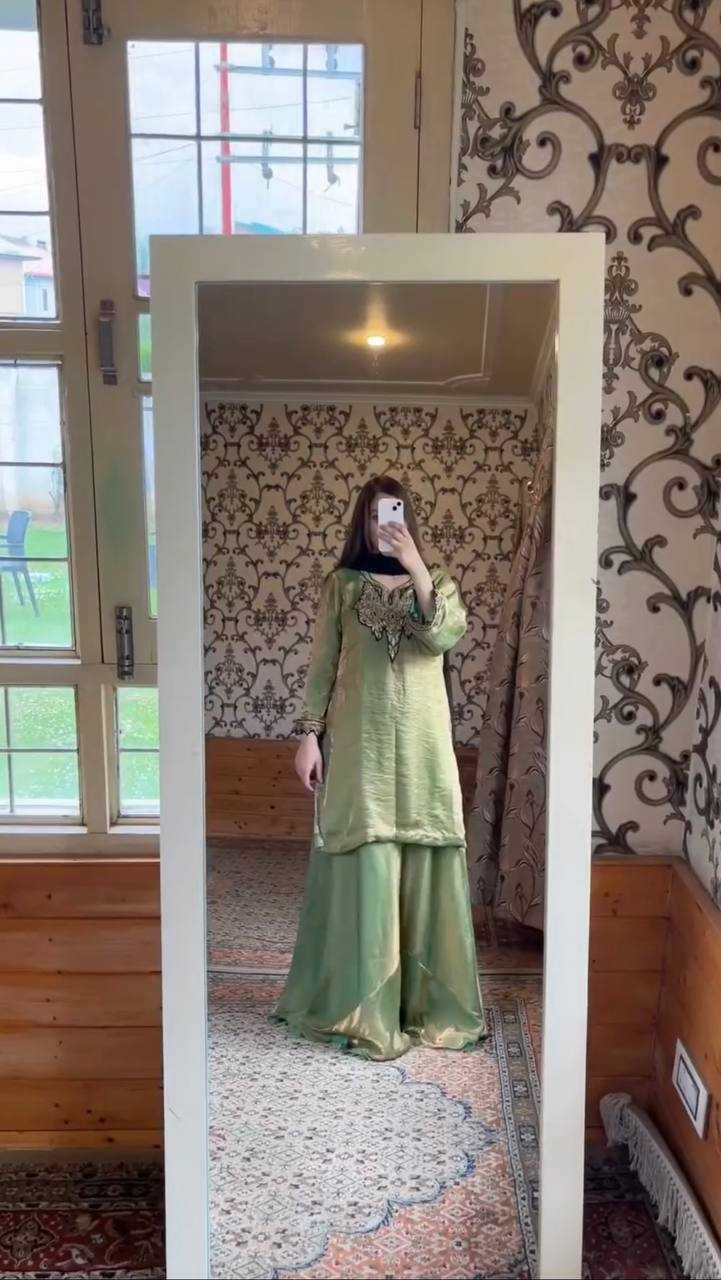 Ynf Silk KESH499 3133 Suits & Dresses Wedding Collections Festive Collections Wholesale Sharara Salwar Suits Embroidery Suits Ladies Silk Suit Manufacturer