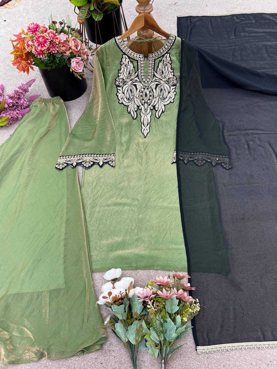 Ynf Silk KESH499 3133 Suits & Dresses Wedding Collections Festive Collections Wholesale Sharara Salwar Suits Embroidery Suits Ladies Silk Suit Manufacturer