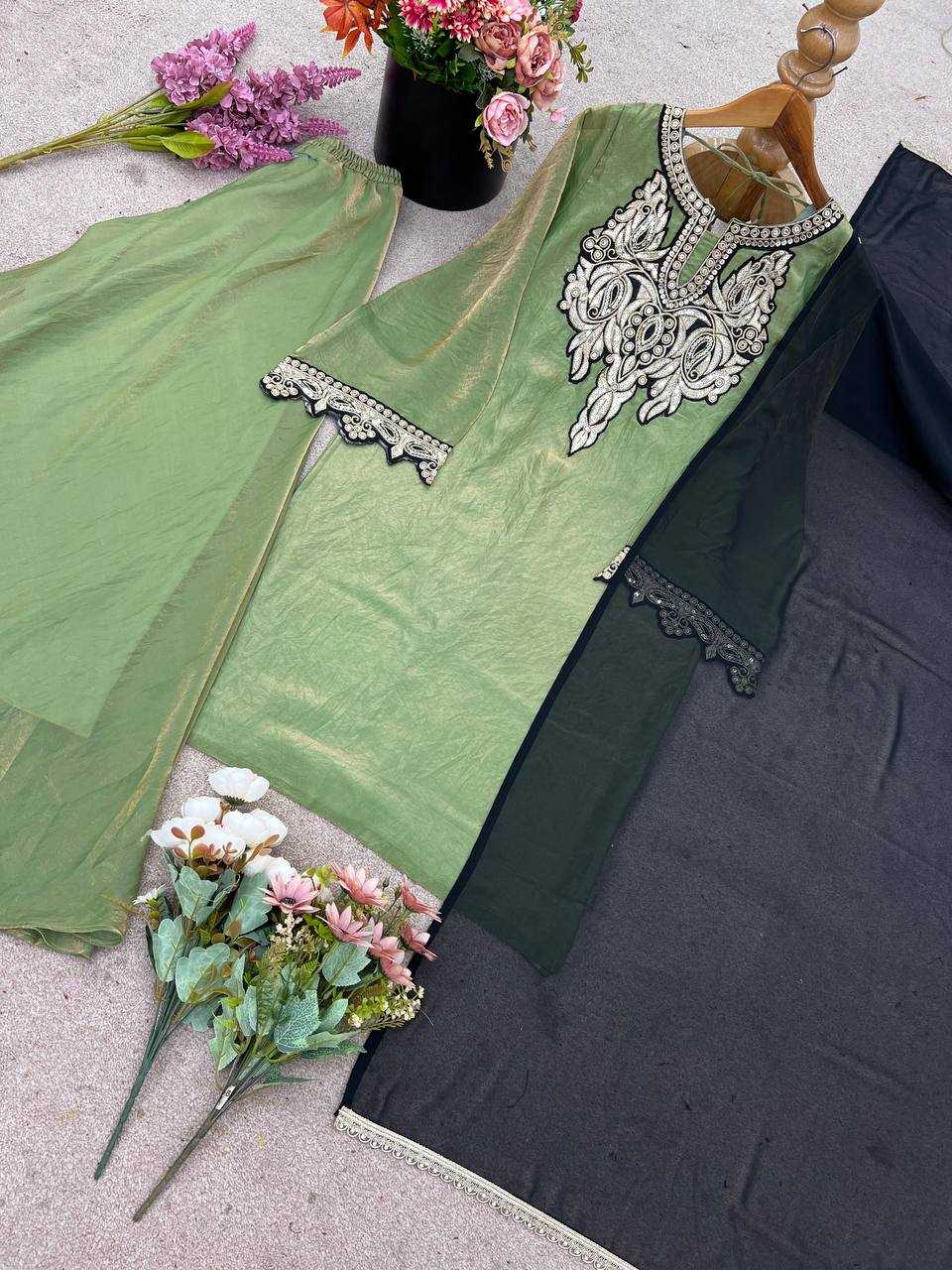 Ynf Silk KESH499 3133 Suits & Dresses Wedding Collections Festive Collections Wholesale Sharara Salwar Suits Embroidery Suits Ladies Silk Suit Manufacturer