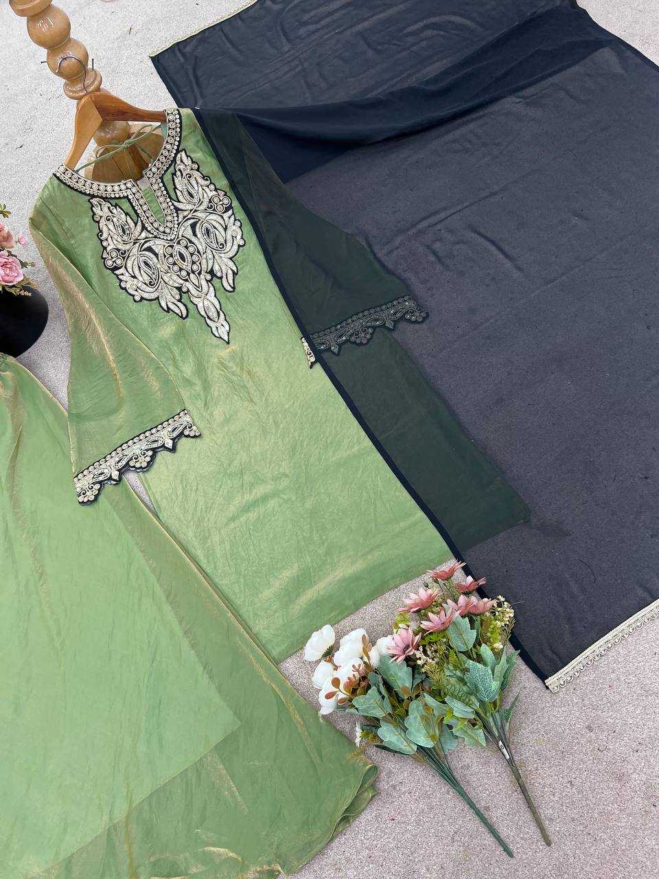 Ynf Silk KESH499 3133 Suits & Dresses Wedding Collections Festive Collections Wholesale Sharara Salwar Suits Embroidery Suits Ladies Silk Suit Manufacturer