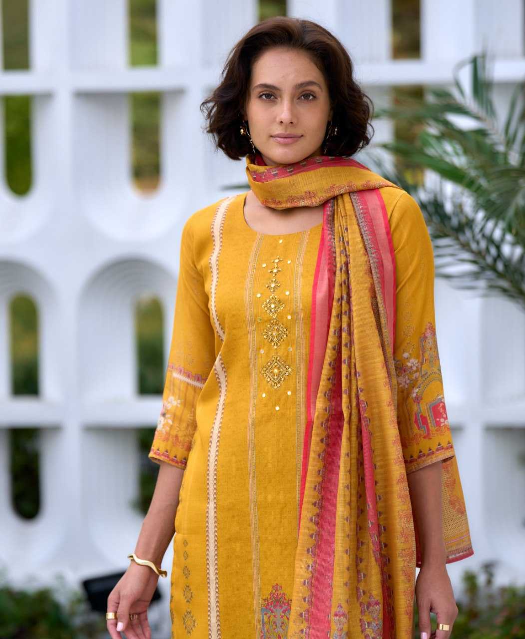 Ynf Silk KESH507 Silk Blend Suits & Dresses Wholesale Ladies Suits Printed Suits Silk Suits Manufacturer