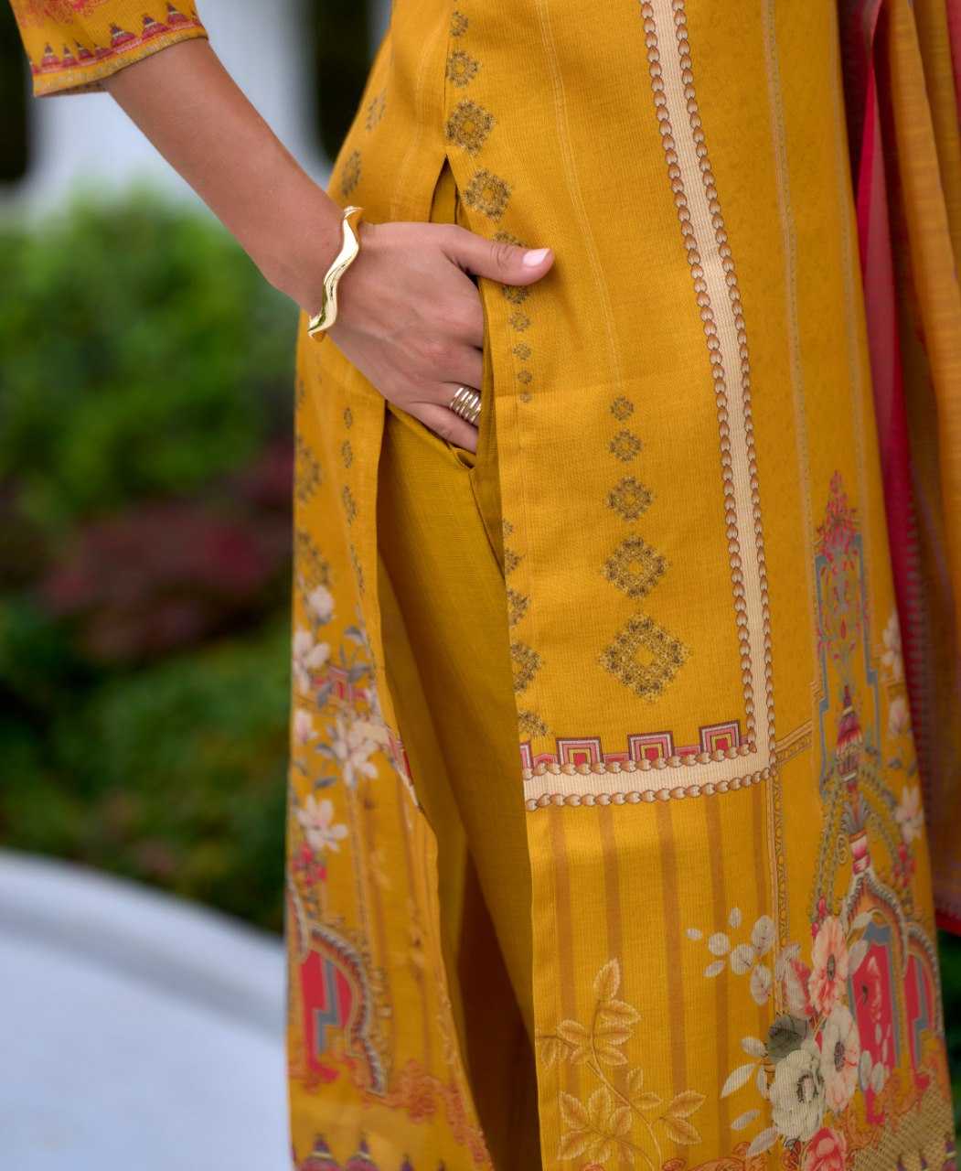Ynf Silk KESH507 Silk Blend Suits & Dresses Wholesale Ladies Suits Printed Suits Silk Suits Manufacturer